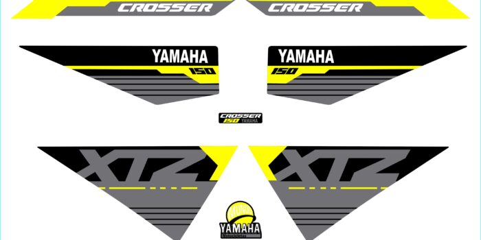XTZ 150 PERSONALIZADA CROSSER AMARILLA