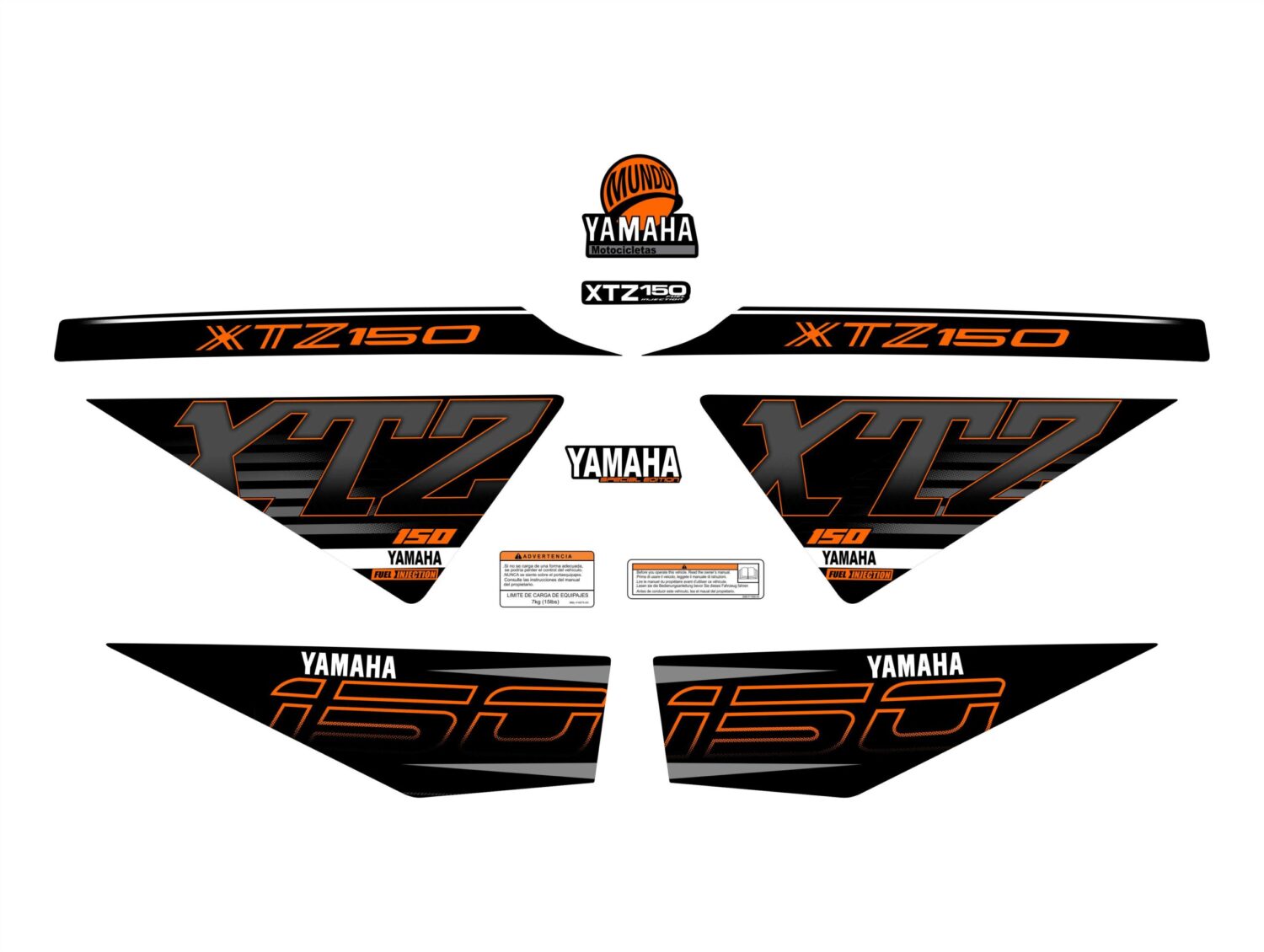 XTZ 150 SPECIAL EDITION NARANJA