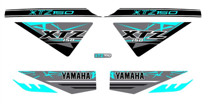 XTZ 150 PERSONALIZADA COBRA GRIS MENTA INVERTIDA