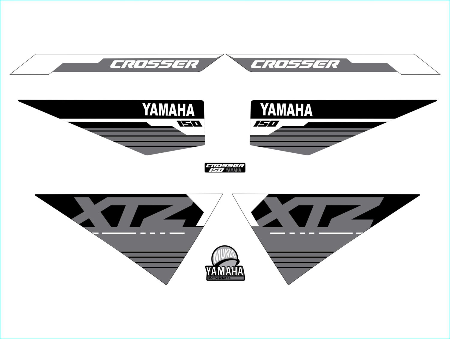 XTZ 150 PERSONALIZADA CROSSER BLANCO