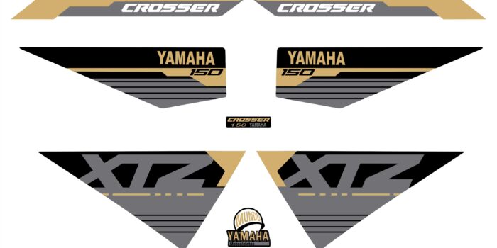 XTZ 150 PERSONALIZADA CROSSER DORADO