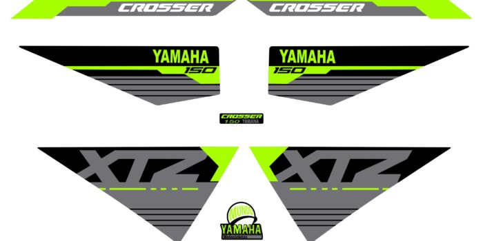 XTZ 150 PERSONALIZADA CROSSER VERDE LIMON