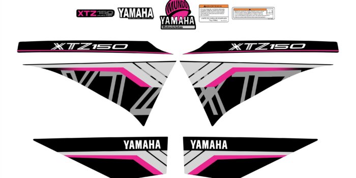 XTZ 150 PERSONALIZADA TIPO 250 FUCSIA