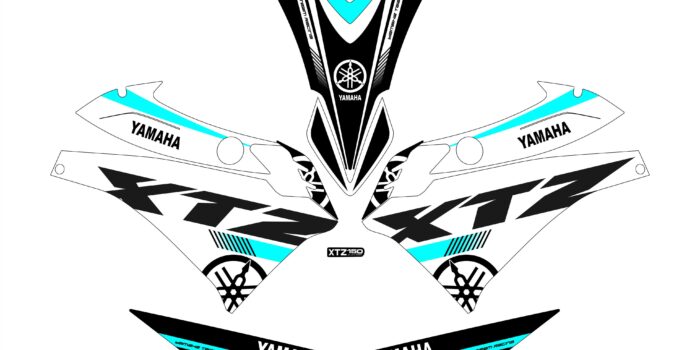 XTZ PERSONALIZADO COMPLETO YAMAHA BLANCO MENTA