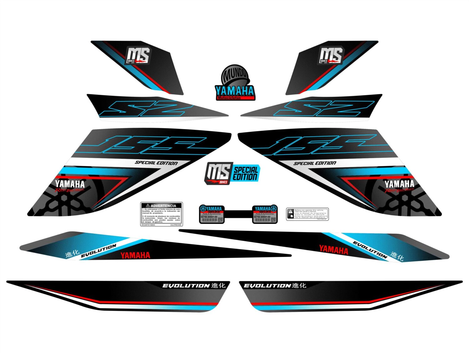 SZR EVOLUTION CYAN ROJO