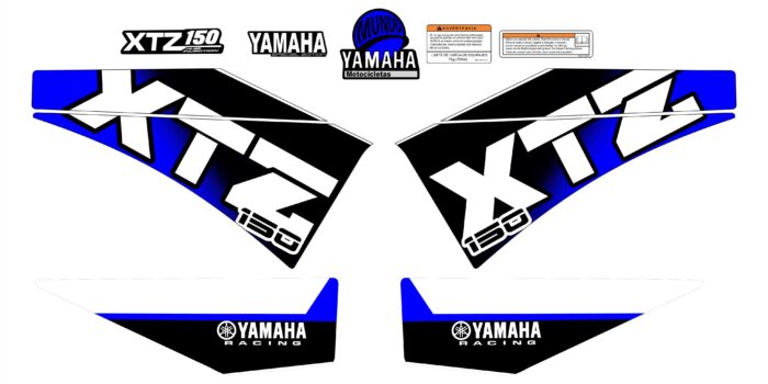 XTZ 150 PERSONALIZADA ROUNDED AZUL
