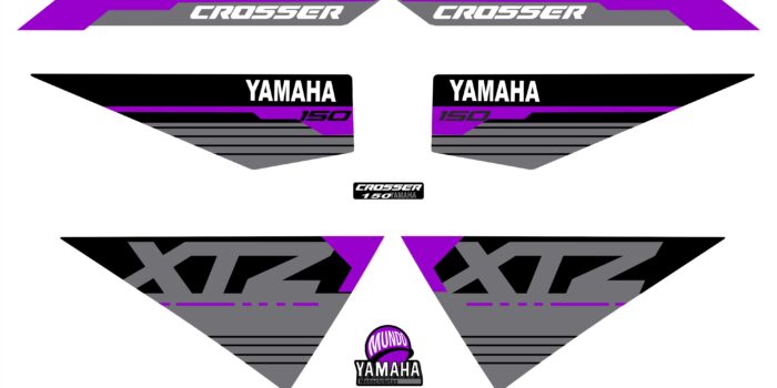 XTZ 150 PERSONALIZADA CROSSER MORADO
