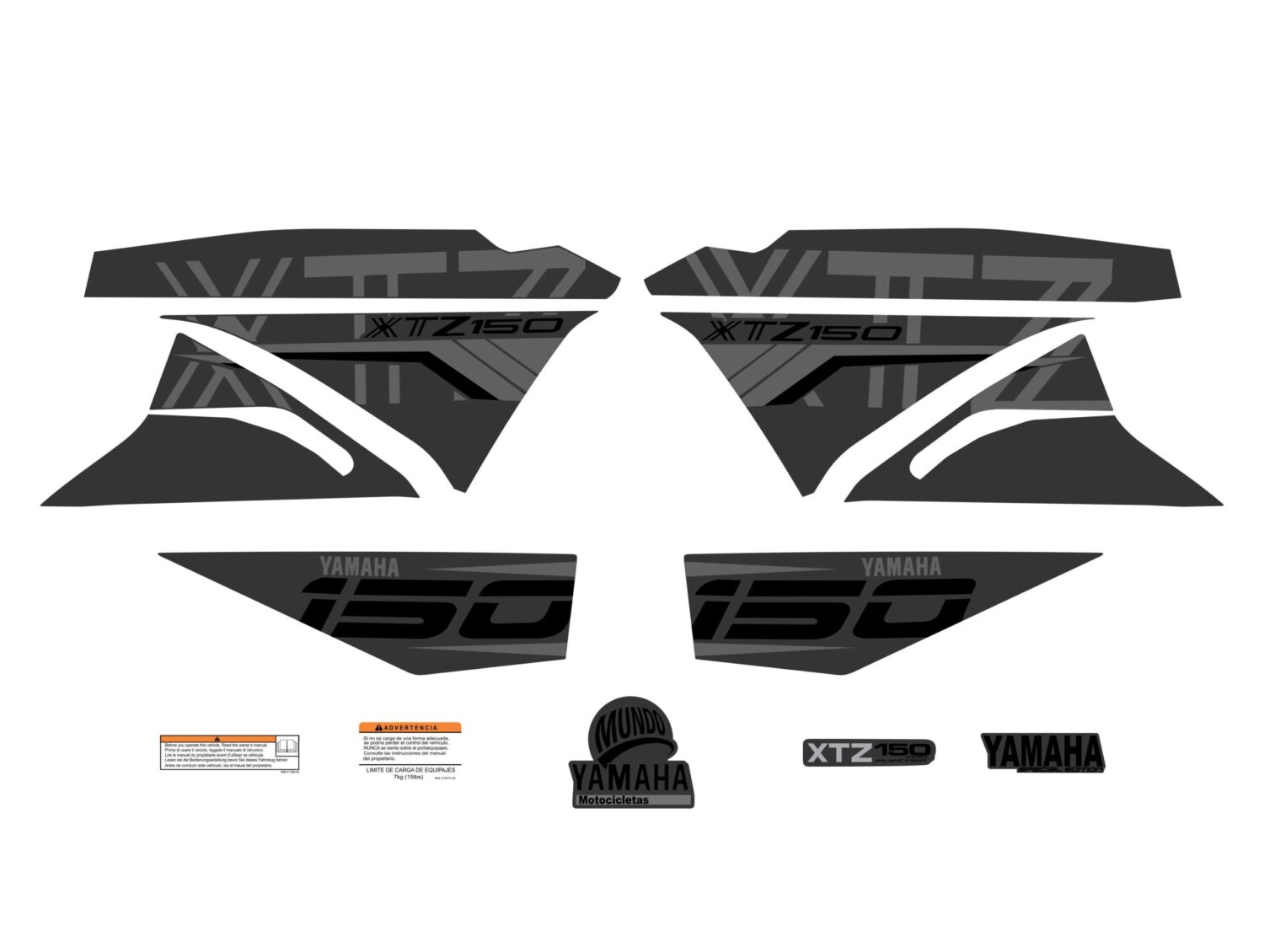 XTZ PERSONALIZADO COMPLETO TIPO 250 DARK