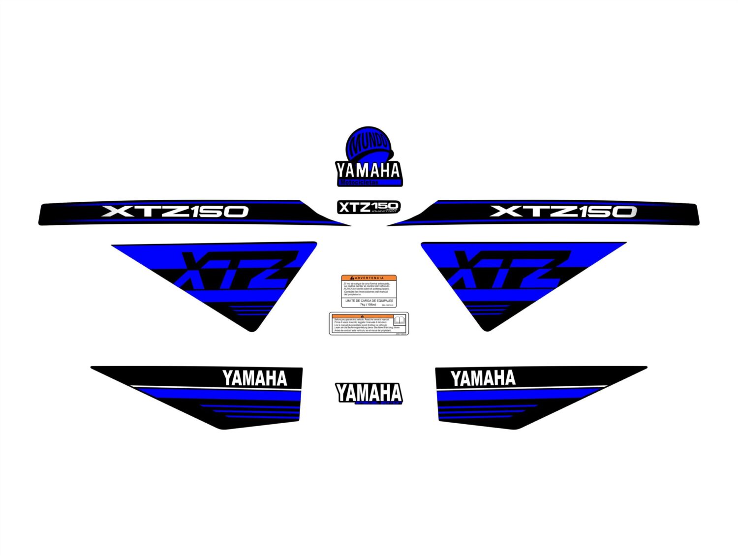 XTZ 150 TIPO ORIGINAL 2021 AZUL