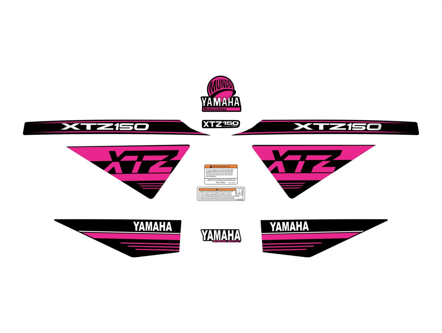 XTZ 150 TIPO ORIGINAL 2021 FUCSIA