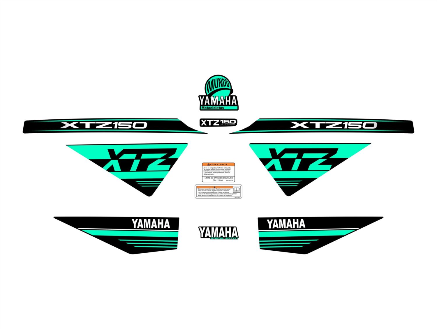 XTZ 150 TIPO ORIGINAL 2021 VERDE MENTA