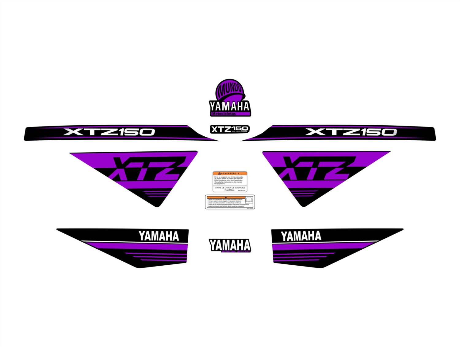 XTZ 150 TIPO ORIGINAL 2021 MORADO