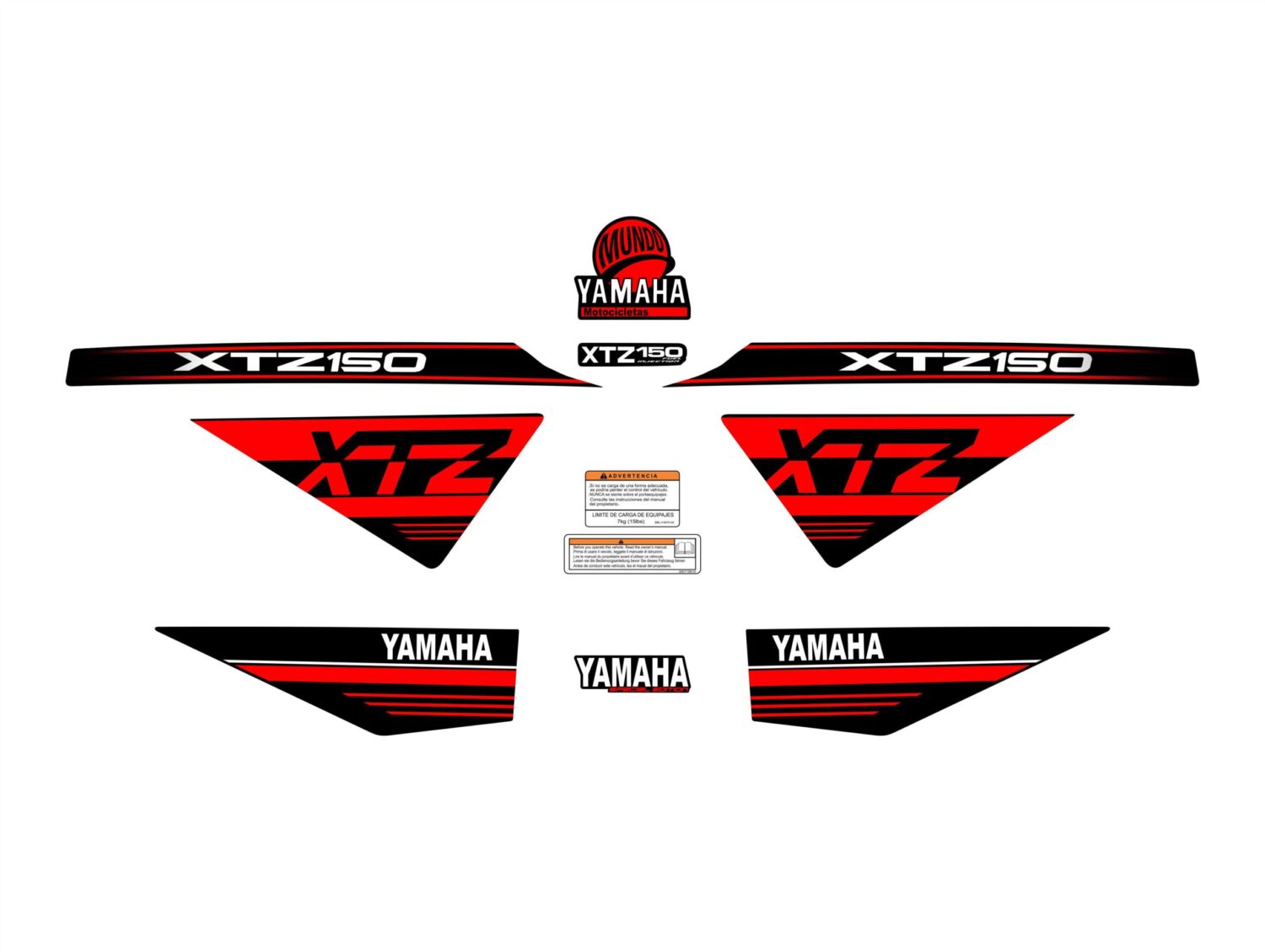 XTZ 150 TIPO ORIGINAL 2021 ROJO