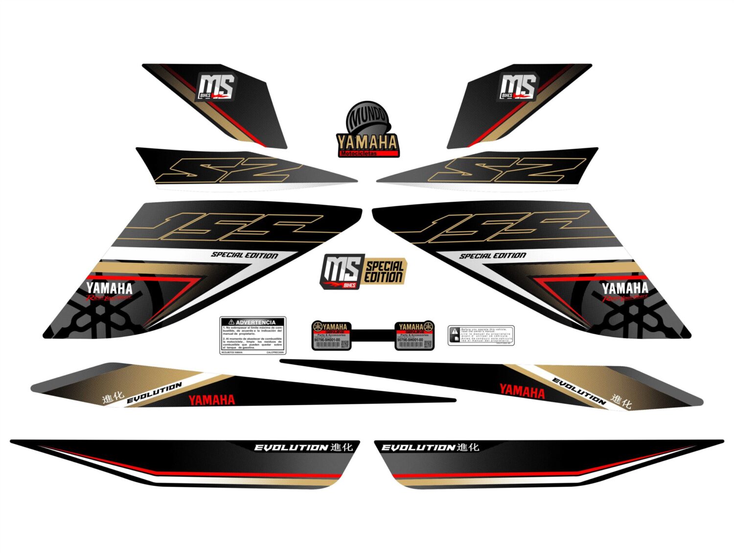 SZR EVOLUTION DORADO ROJO