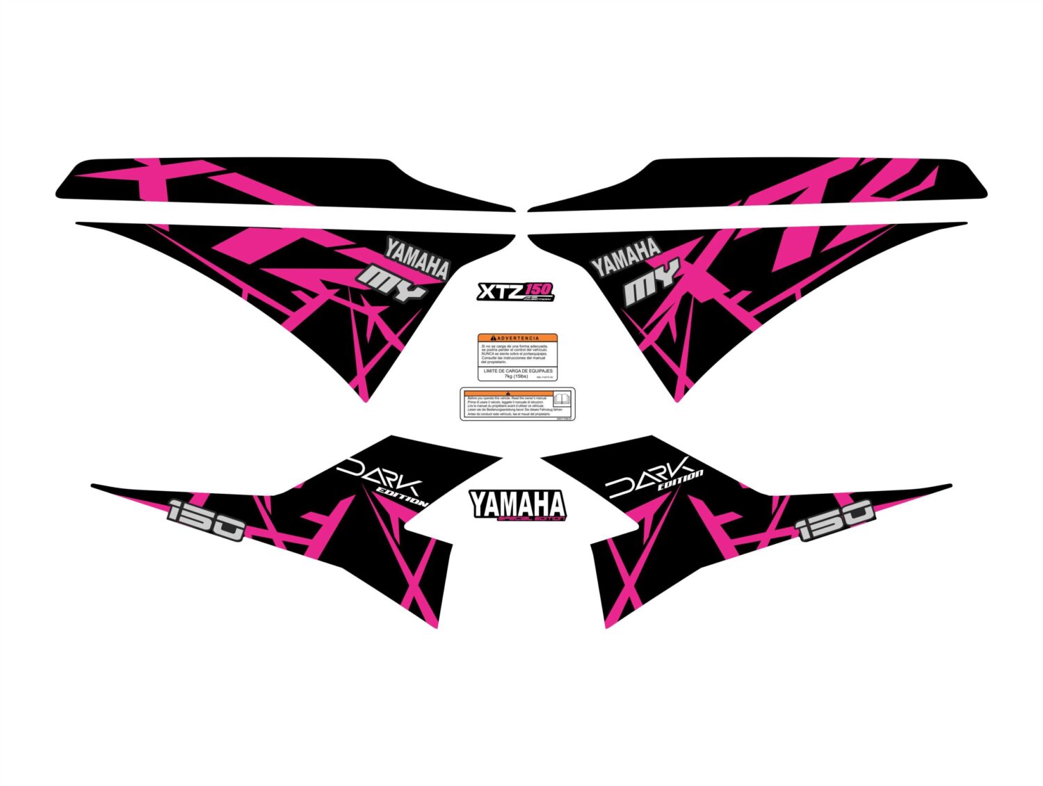 XTZ 150 DARK FUCSIA