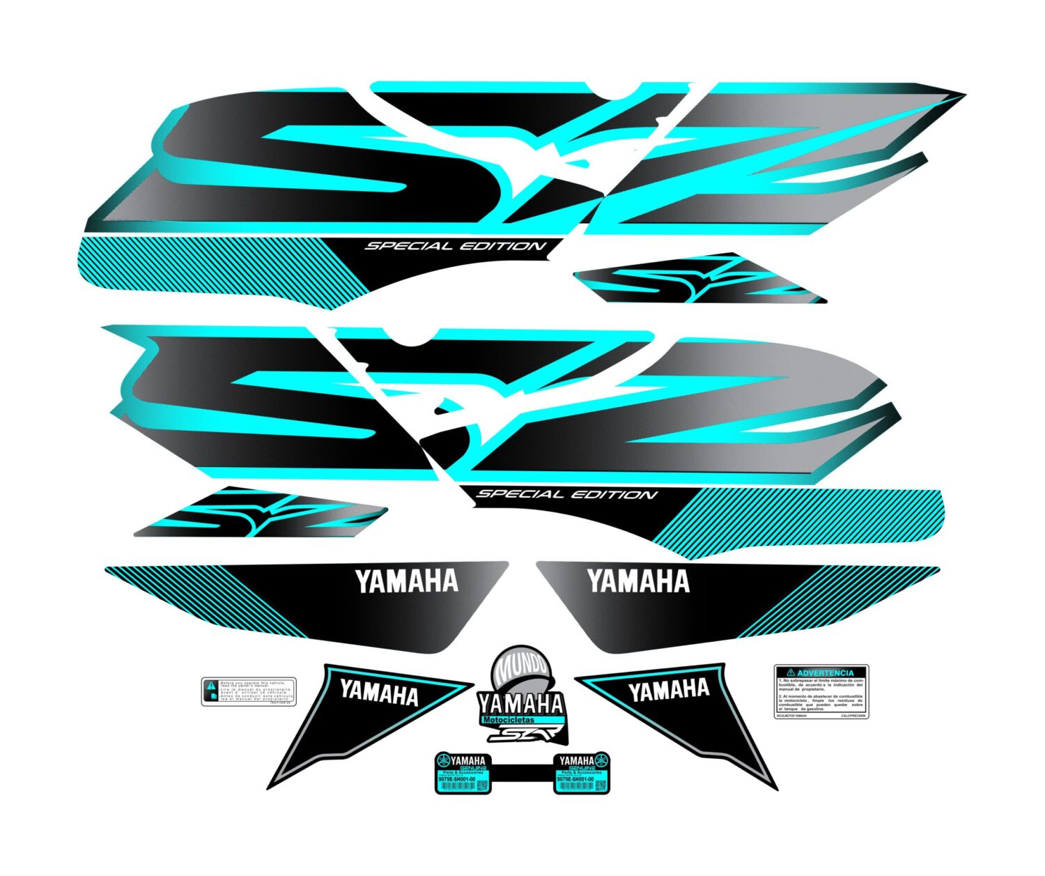 SZR SPECIAL EDITION TANQUE GRANDE MENTA