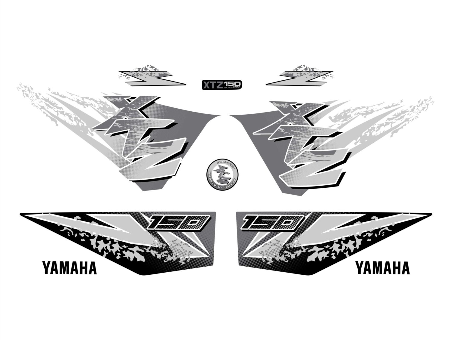XTZ 150 50TH EDICION ESPECIAL GRIS BLANCO