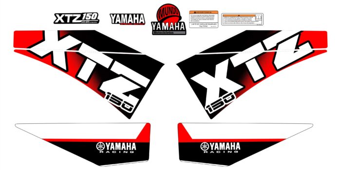 XTZ 150 PERSONALIZADA ROUNDED ROJO