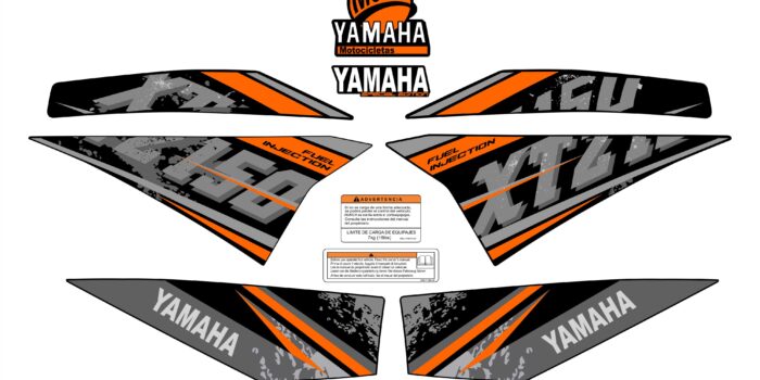 XTZ 150 TIPO ORIGINAL MODELO VIEJO NARANJA