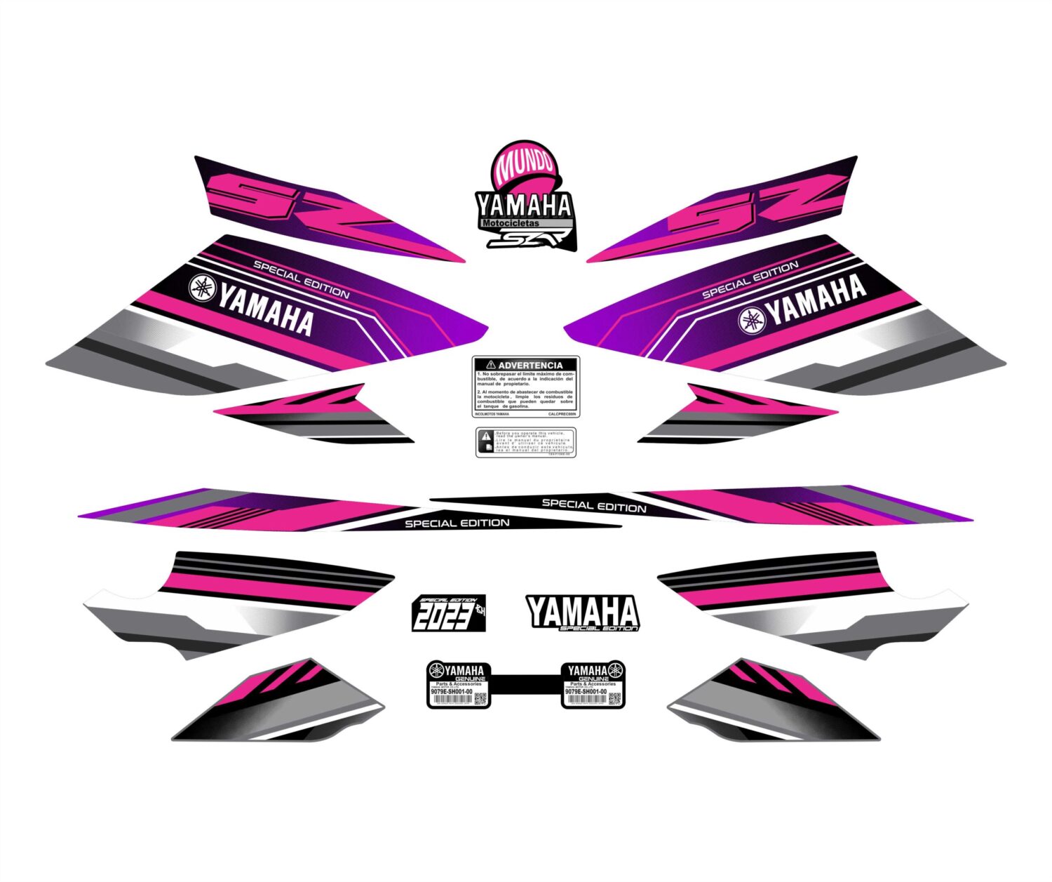 SZR EDICION LIMITADA YAMAHA SPORTS MORADO FUCSIA