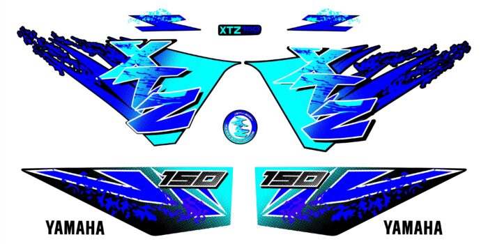 XTZ 150 50TH EDICION ESPECIAL AZUL CYAN