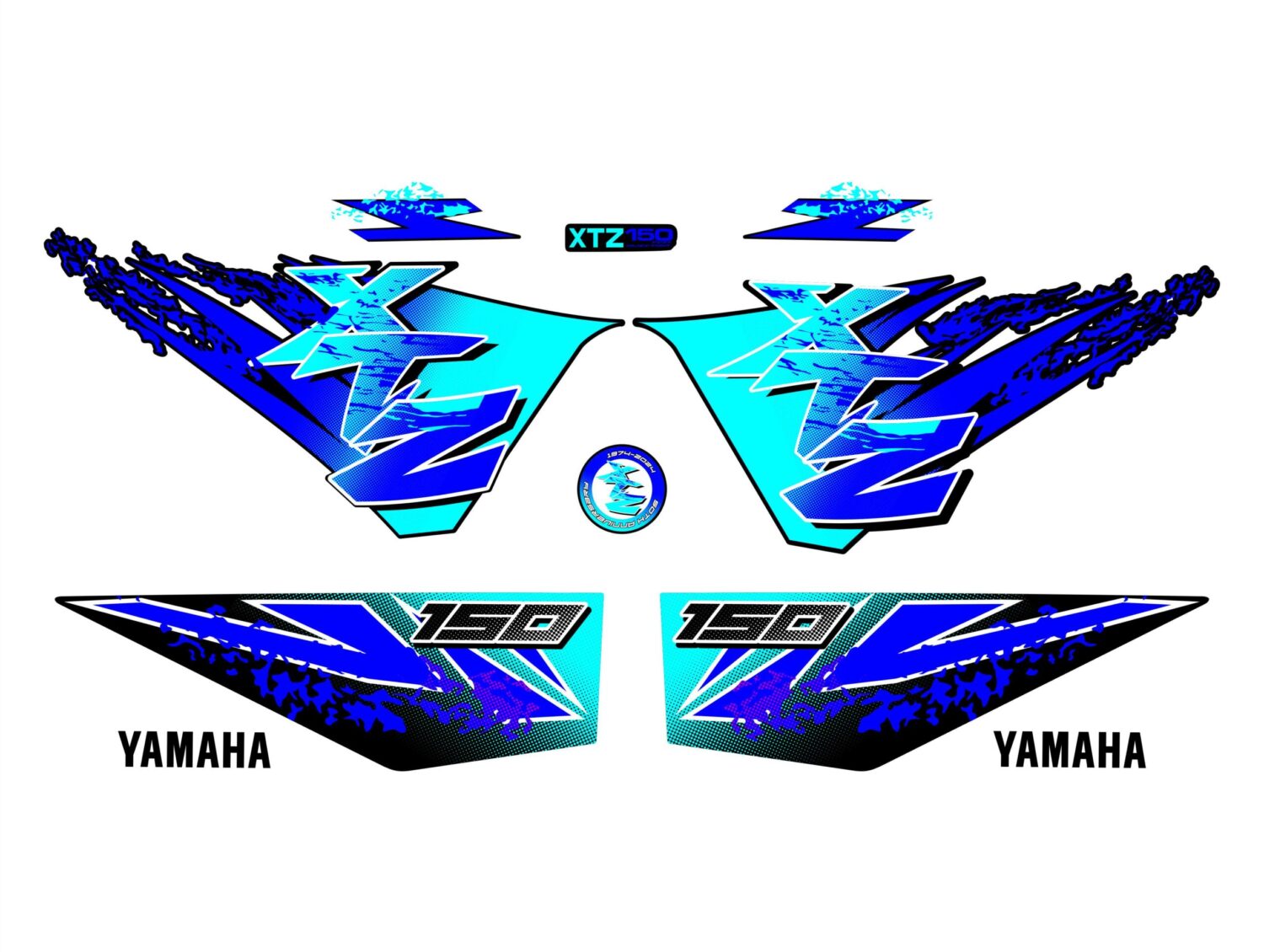 XTZ 150 50TH EDICION ESPECIAL AZUL CYAN