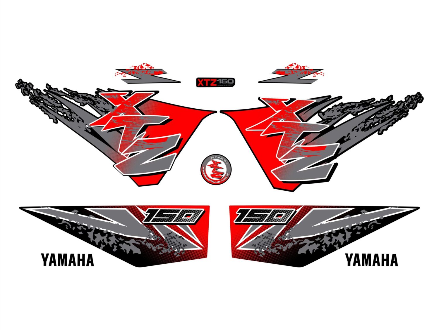 XTZ 150 50TH EDICION ESPECIAL ROJO GRIS