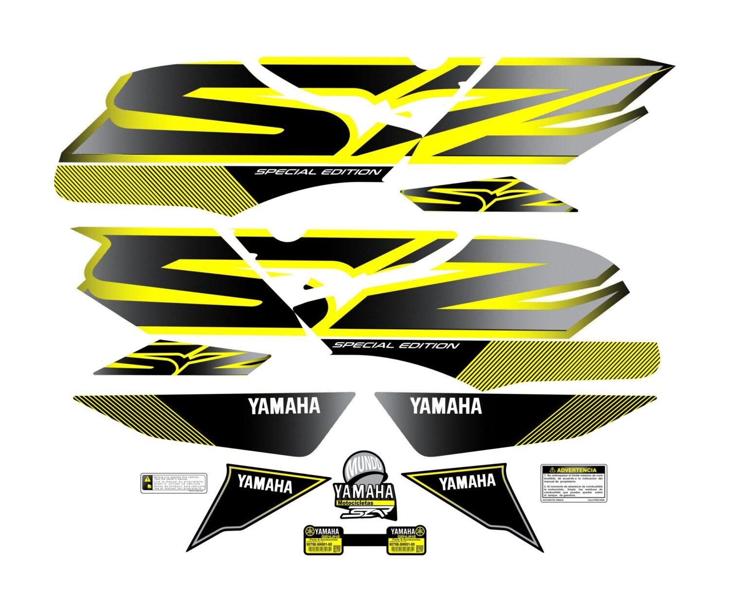 SZR SPECIAL EDITION TANQUE GRANDE AMARILLA