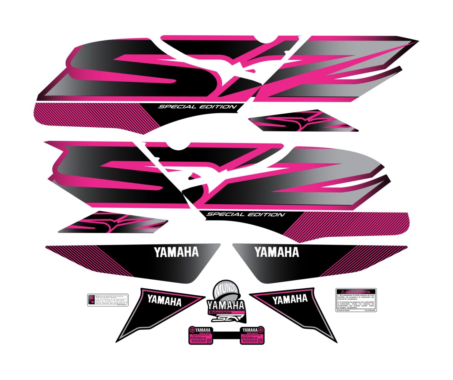 SZR SPECIAL EDITION TANQUE GRANDE FUCSIA