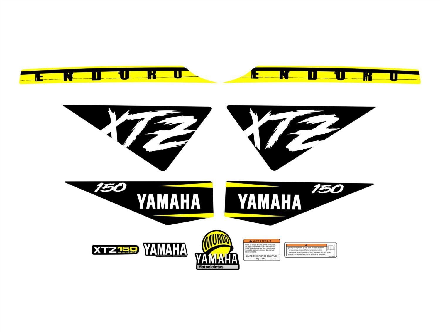 XTZ 150 PERSONALIZADO DESTROYED AMARILLO