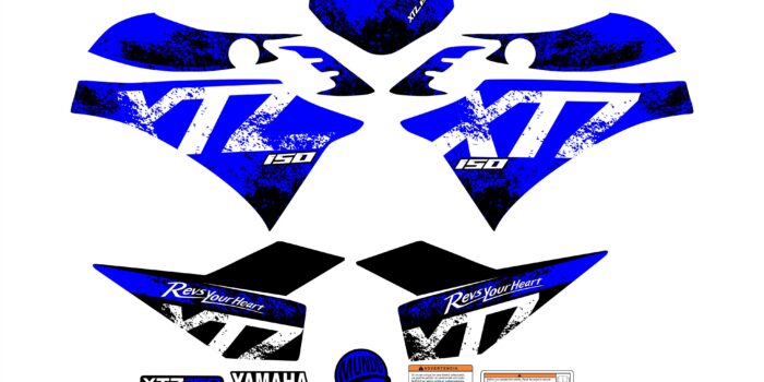 XTZ 150 PERSONALIZADA DEGRADED AZUL