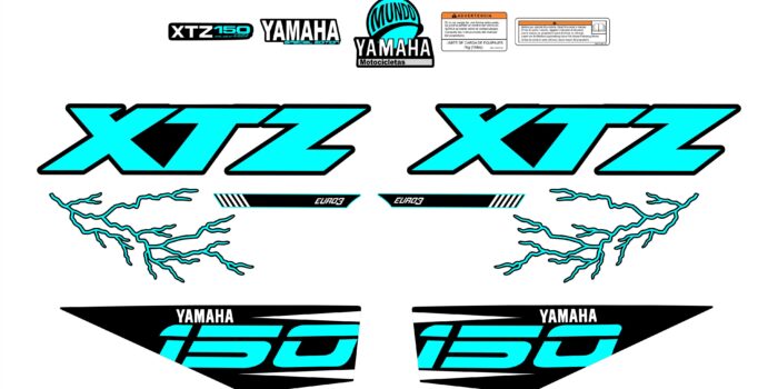 XTZ 150 PERSONALIZADO RAYO CYAN