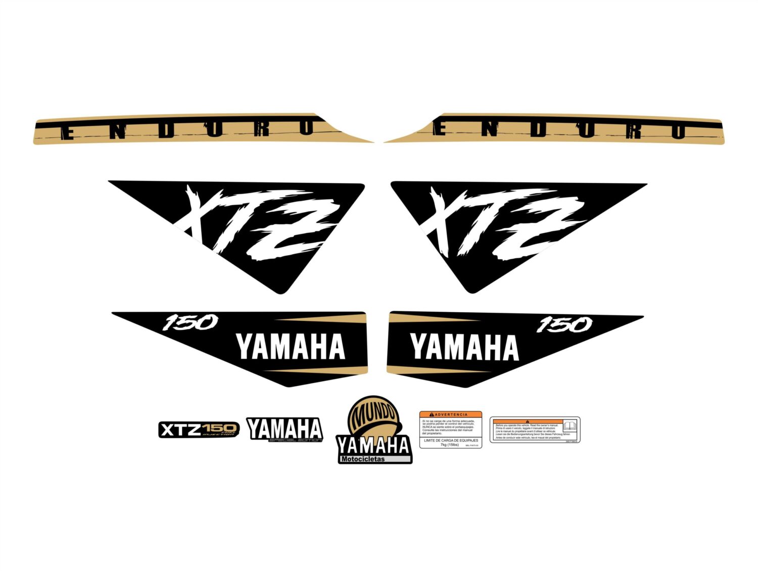 XTZ 150 PERSONALIZADO DESTROYED DORADO