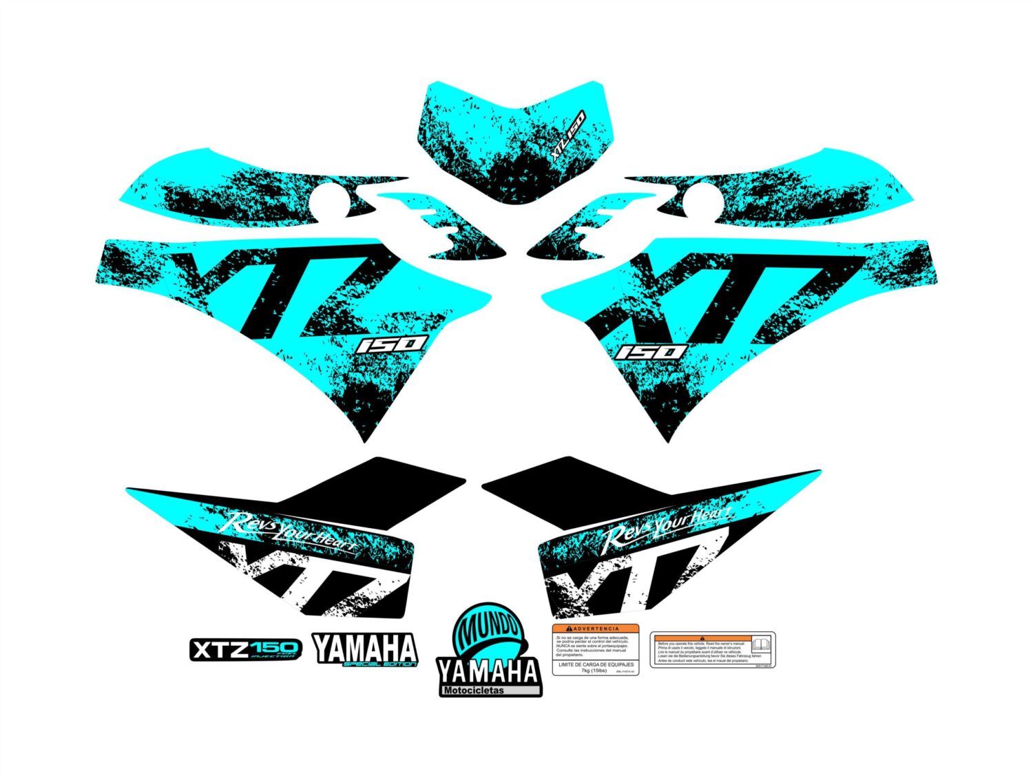 XTZ 150 PERSONALIZADA DEGRADED MENTA