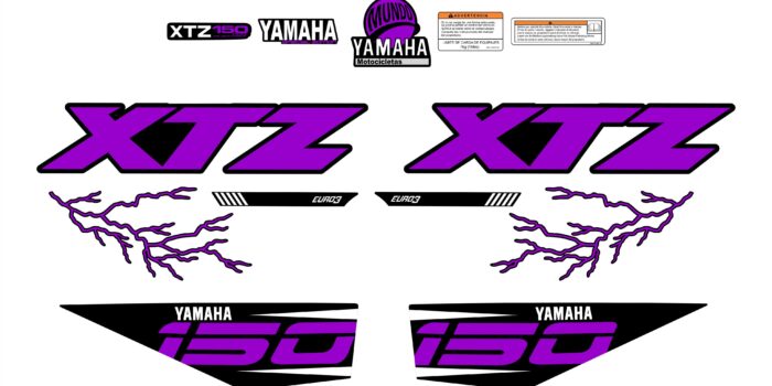 XTZ 150 PERSONALIZADO RAYO MORADO