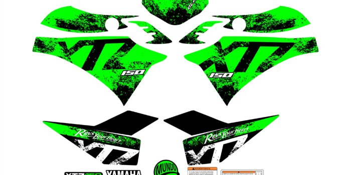 XTZ 150 PERSONALIZADA DEGRADED VERDE