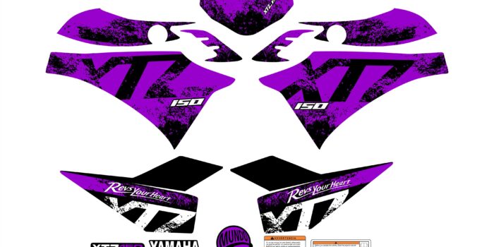 XTZ 150 PERSONALIZADA DEGRADED MORADO