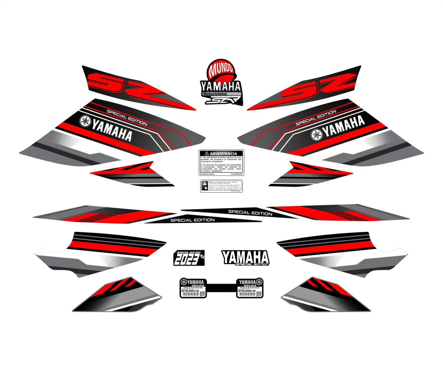SZR EDICION LIMITADA YAMAHA SPORTS ROJO