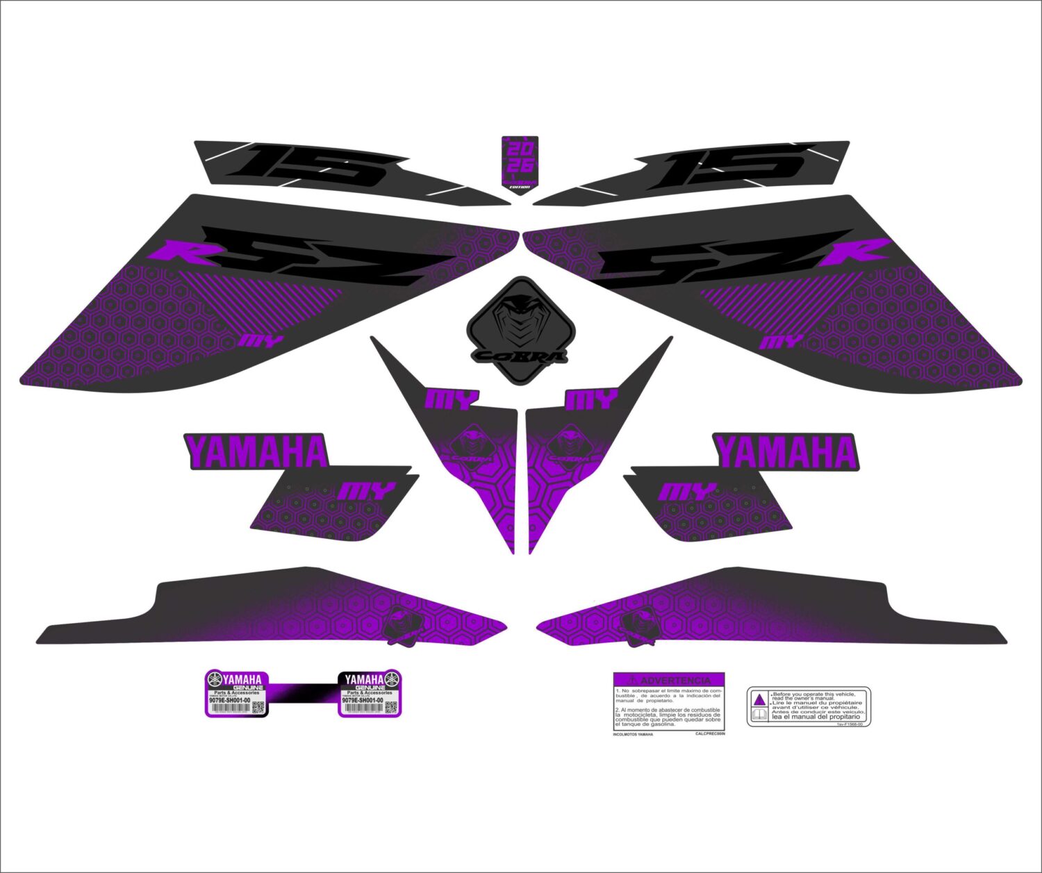 SZR EDICION ESPECIAL COBRA MORADO