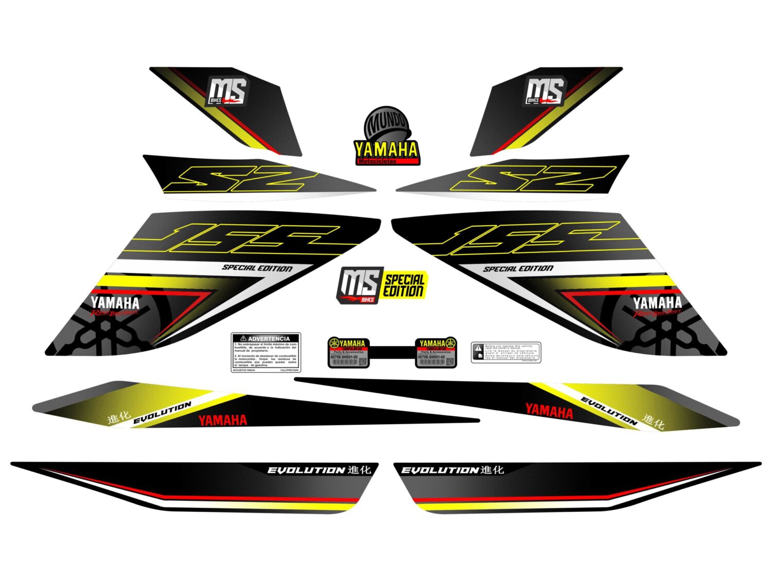 SZR EVOLUTION AMARILLO ROJO AMARILLO