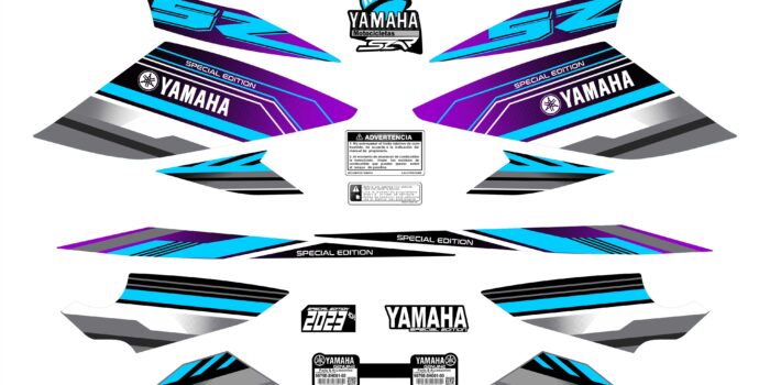 SZR EDICION LIMITADA YAMAHA SPORTS MORADO CYAN