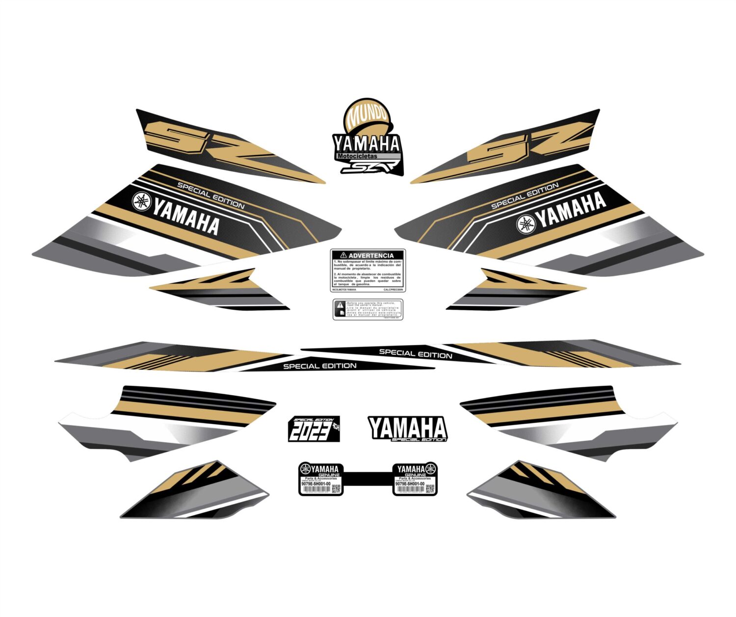 SZR EDICION LIMITADA YAMAHA SPORTS DORADO