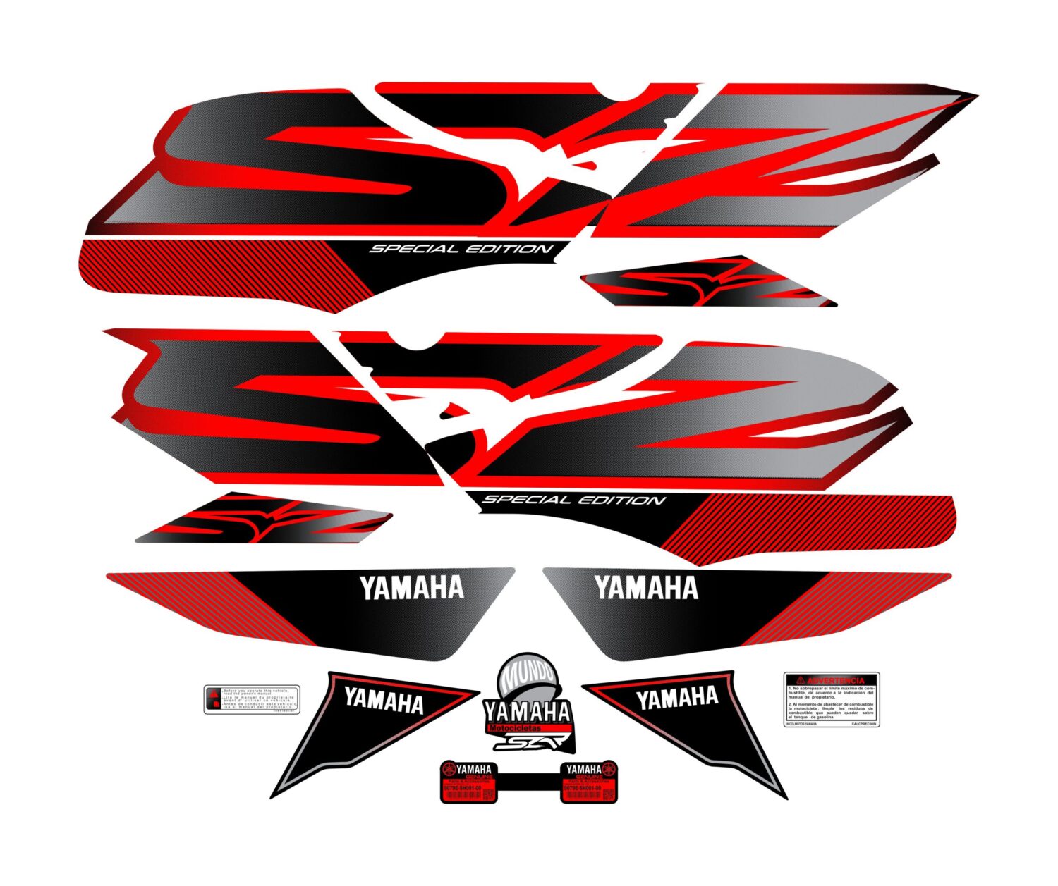 SZR SPECIAL EDITION TANQUE GRANDE ROJO