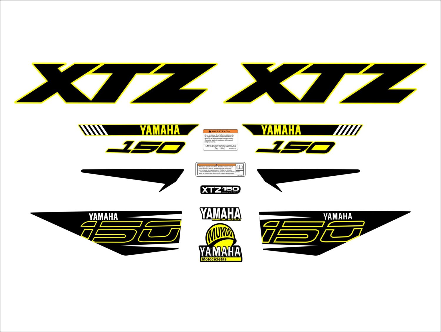 XTZ 150 PERSONALIZADO ED ESPECIAL AMARILLO