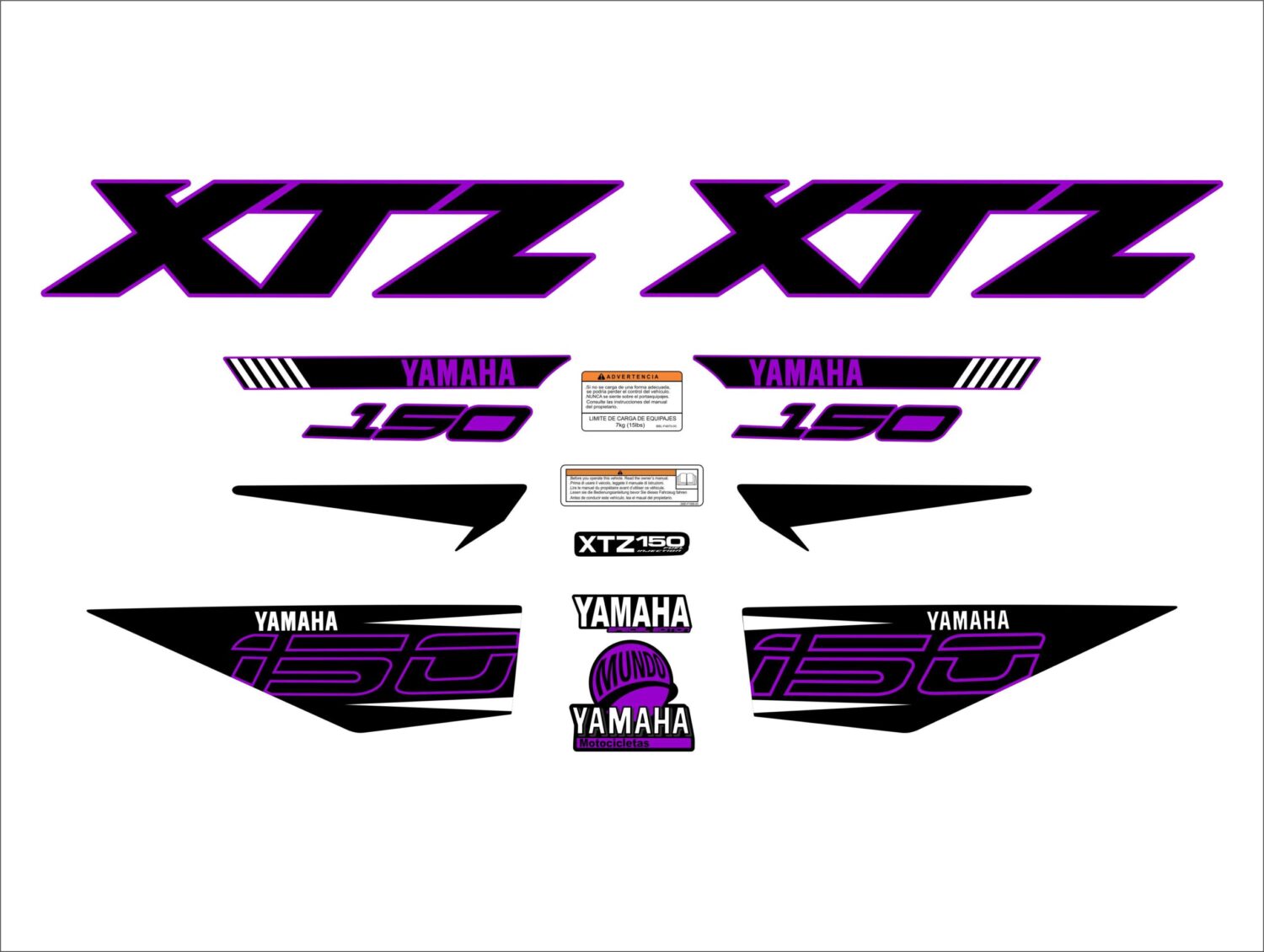 XTZ 150 PERSONALIZADO ED ESPECIAL MORADO
