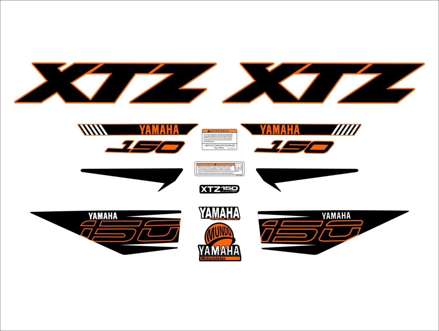 XTZ 150 PERSONALIZADO ED ESPECIAL NARANJA