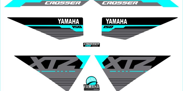 XTZ 150 PERSONALIZADA CROSSER CYAN