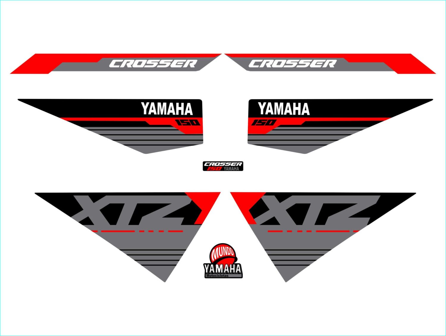 XTZ 150 PERSONALIZADA CROSSER ROJO