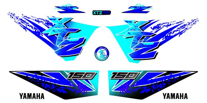 XTZ 150 50TH EDICION ESPECIAL MENTA AZUL BLANCO