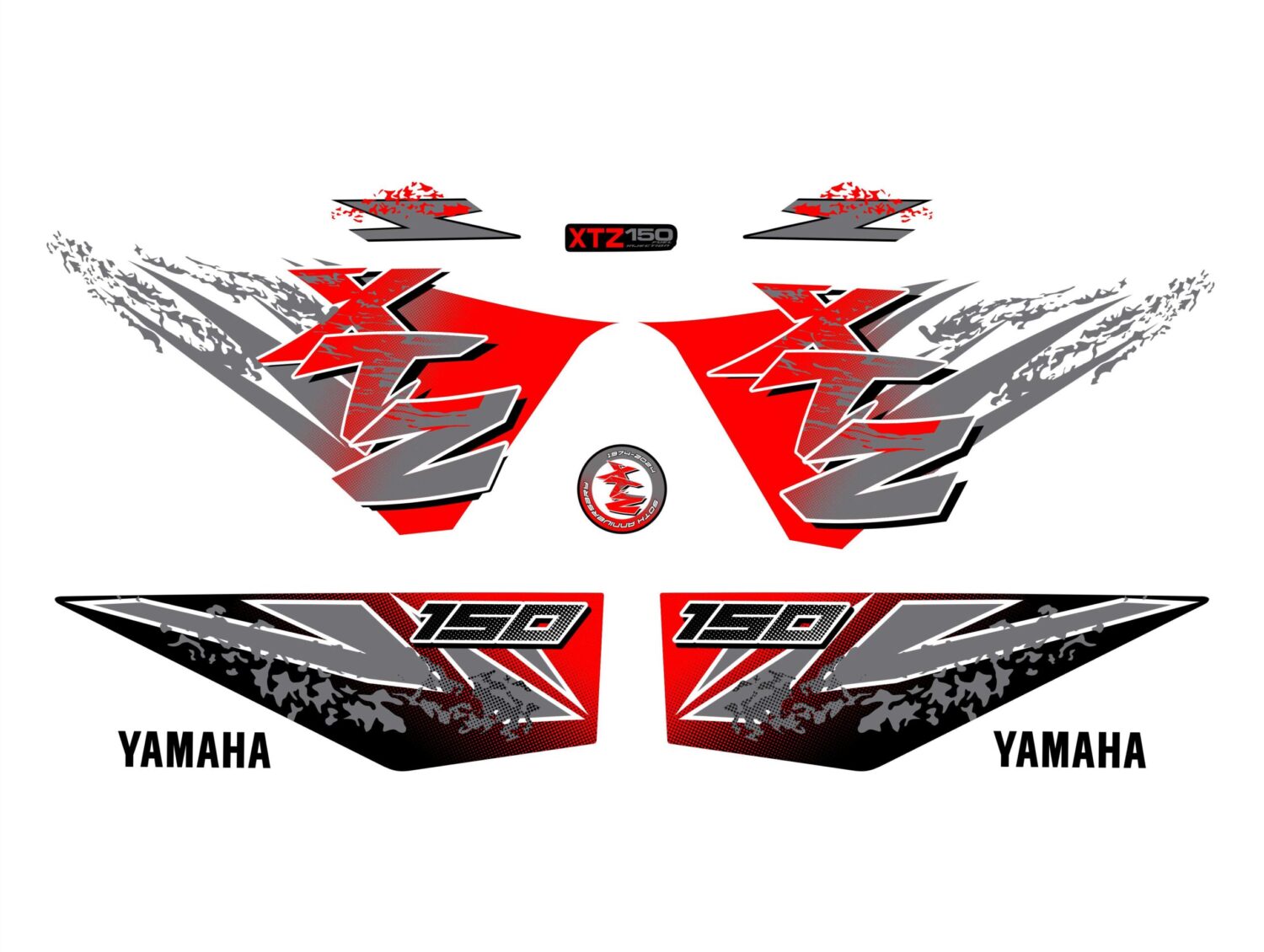 XTZ 150 50TH EDICION ESPECIAL ROJO GRIS BLANCO
